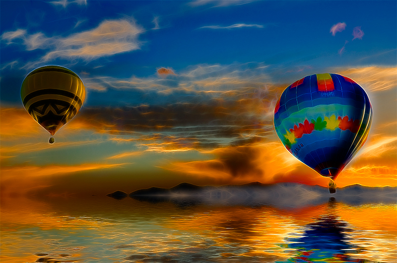 Fantasy Land Hot Air Balloons by ahsanzia